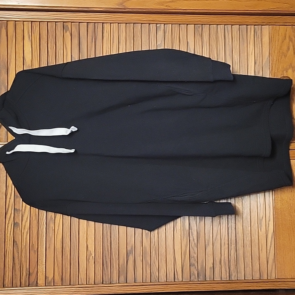 UGG Womans Long Black‎ Hoodie Sweatshirt Size Small W Pockets
